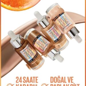 maybelline new york super stay skin tint fondöten 03 & mini super stay matte ink likit mat ruj 65 seductress makyaj seti